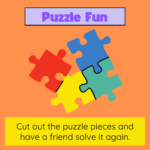 Matching Puzzle Pieces Worksheet for Kids – Free Printable Brain Game