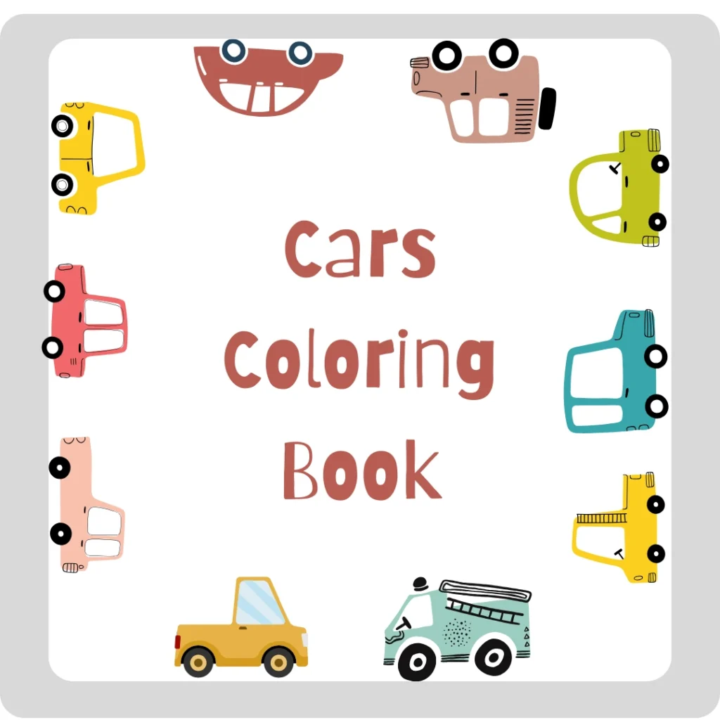 Fun Car Coloring Worksheets for Kids – Printable Activity Pack (Pages 9)