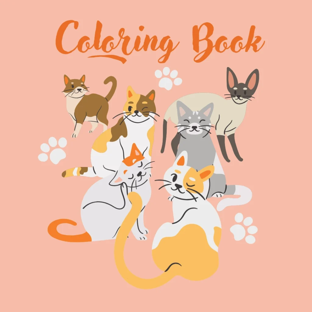 Fun Cat Coloring Worksheets for Kids – Printable Activity Book (Pages 9)