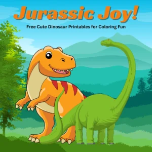 Jurassic Joy! Free Cute Dinosaur Printables for Coloring Fun (Pages 10)