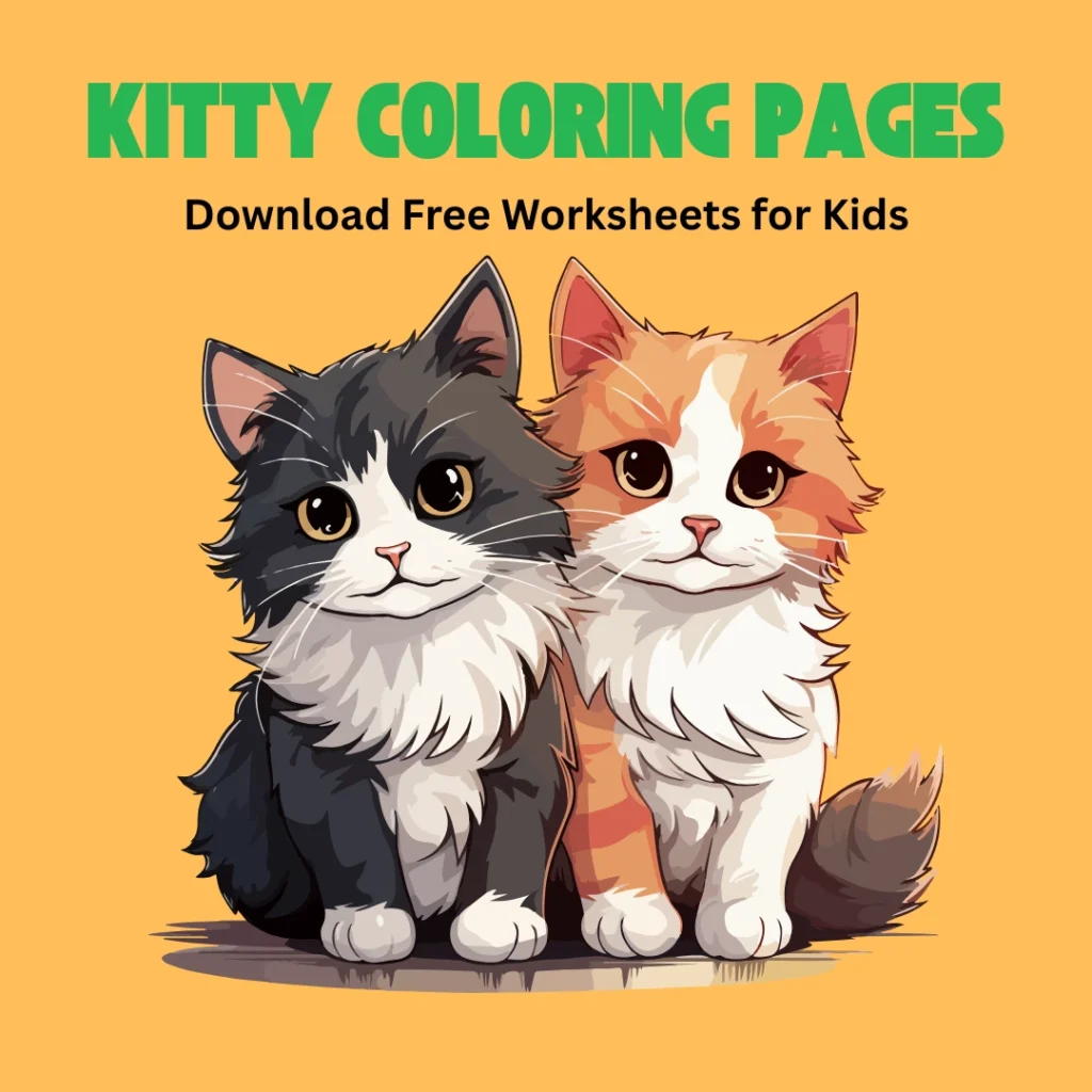Kitty Coloring Pages – Download Free Worksheets for Kids (Pages 9)