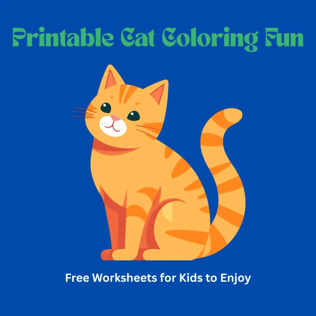 Printable Cat Coloring Fun – Free Worksheets for Kids to Enjoy (Pages 9)