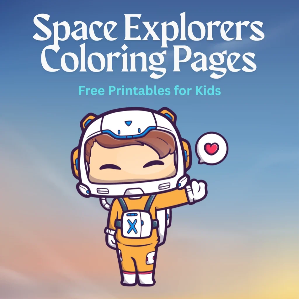Space Explorers Coloring Pages – Free Printables for Kids (Pages 9)