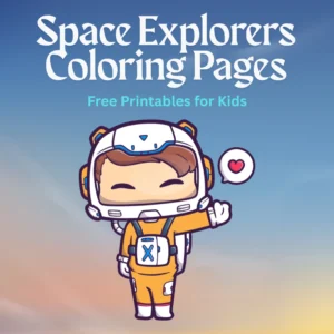 Space Explorers Coloring Pages – Free Printables for Kids (Pages 9)