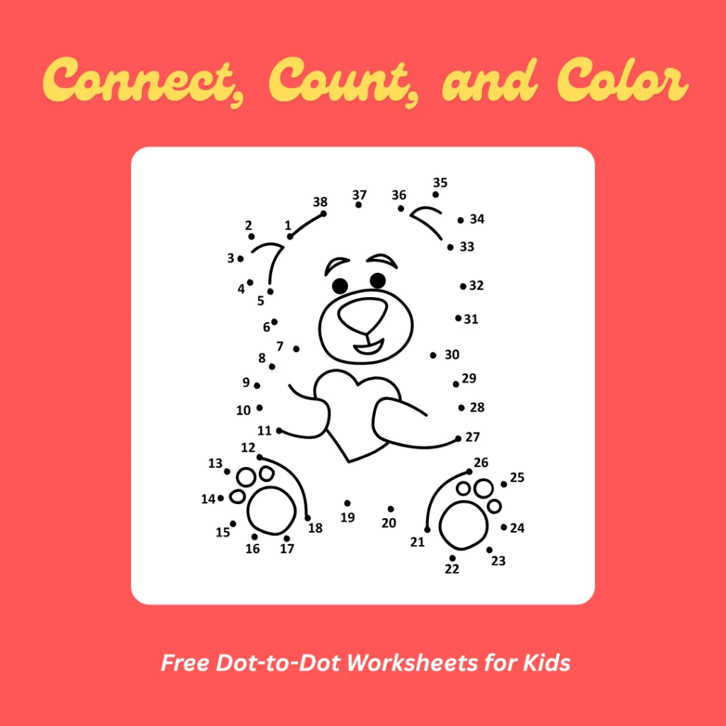 Connect, Count, and Color – Free Dot-to-Dot Worksheets for Kids (Pages 11)