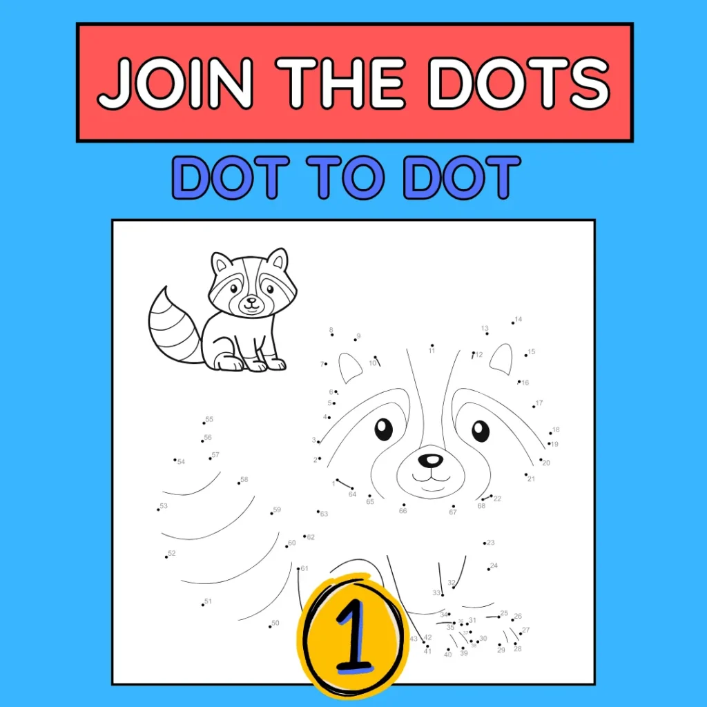 Join the Dots Free Animal Coloring Fun for Kids Part 1 (Pages 14)