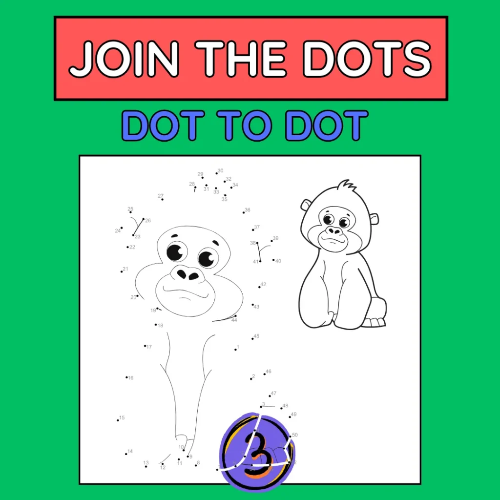 Join the Dots Free Animal Coloring Fun for Kids Part 3 (Pages 11)