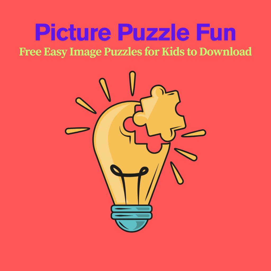 Picture Puzzle Fun – Free Easy Image Puzzles for Kids to Download (Pages 4)