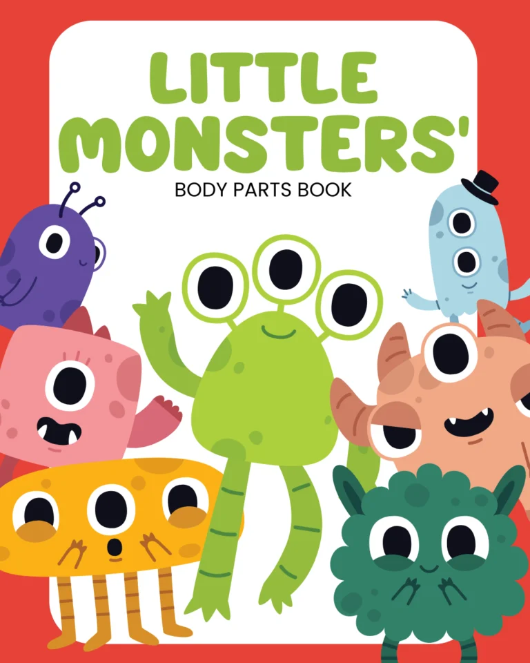 Little Monsters Body Parts Book (Pages 13)