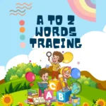 A to Z Word Tracing Worksheets for Kids – Learn Letters with Fun Words!_Cover