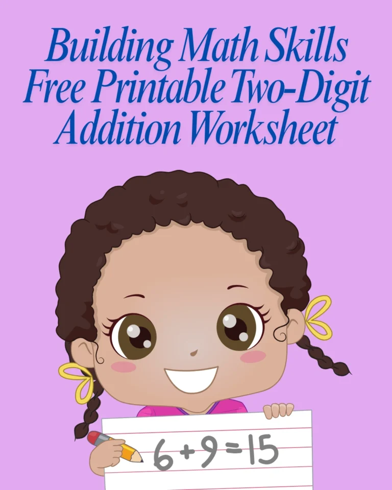 Building Math Skills Free Printable Two Digit Addition Worksheet (Pages 3)
