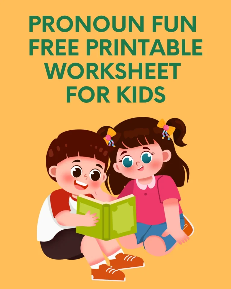 Pronoun Fun Free Printable Worksheets for Kids (Pages 5)