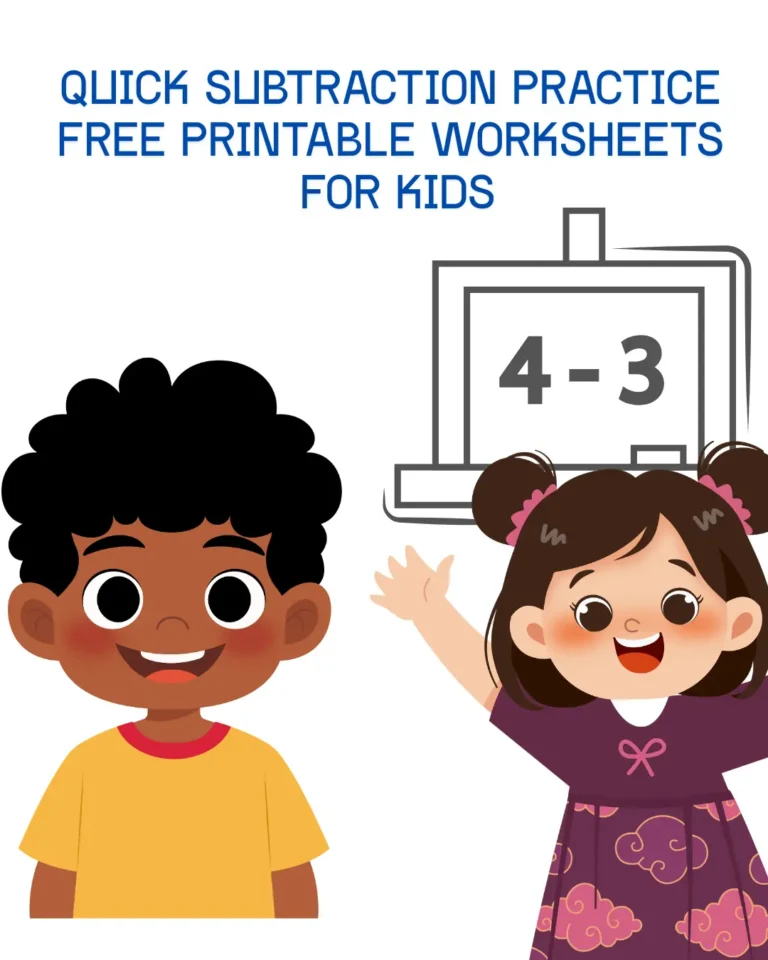 Quick Subtraction Practice Free Printable Worksheets for Kids (Pages 3)