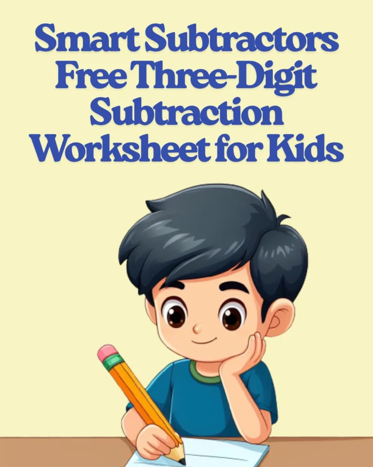 Smart Subtractors Free Three Digit Subtraction Worksheets for Kids (Pages 4)